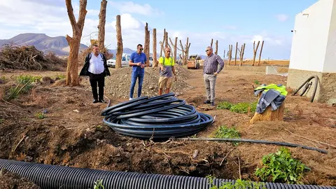 Acondicionamiento de la depuradora de Triquivijate.