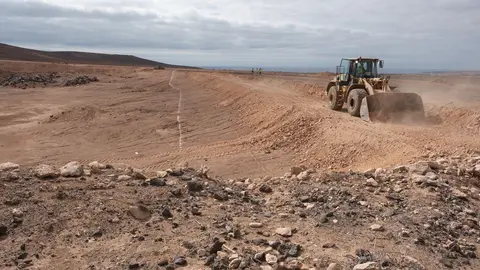 Obras en el Complejo Ambiental de Zurita.