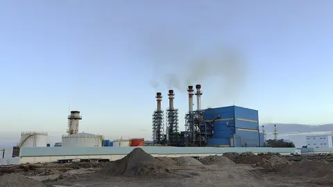 Central térmica en el barrio capitalino de El Charco.