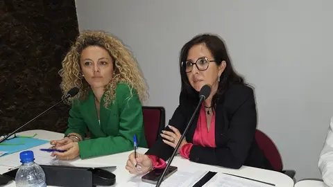 Dunia Álvaro y Miriam de León, concejales del PP en Pájara.