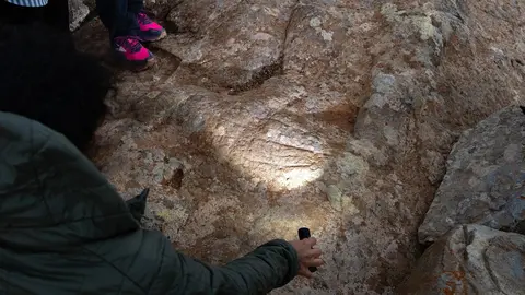 Podomorfos del Morro del Humilladero, en Betancuria.