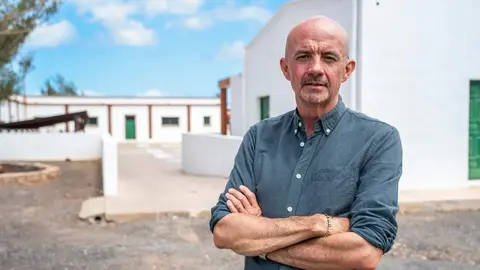 Carlos Hernández, en Tefía (IMAGEN: Arnán Martel).