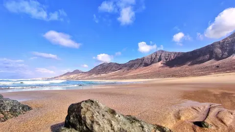 Playa de Cofete, dentro del Parque Natural de Jandía (Archivo FD)
