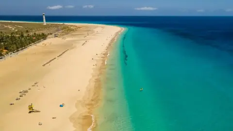 Playa de El Matorral, en Pájara.