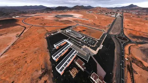 Parque Tecnológico Fuerteventura, junto a la zona de despegue del estratopuerto.