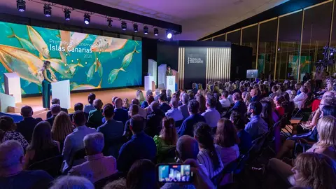 Ceremonia de los Premios de Turismo Islas Canarias, en 2023.