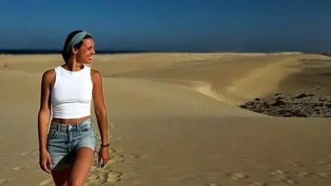 Irene Montero en las Dunas de Corralejo (Irene Montero, Instagram)