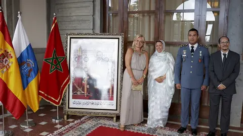 La consejera de Sanidad, Esther Monzón, en la Ceremonia de Exaltación al Trono de Mohammed VI, Rey de Marruecos.