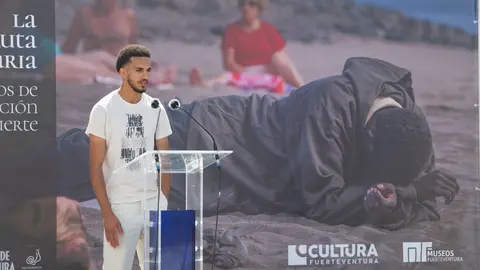 Exposición ‘La ruta canaria, 30 años de migración y muerte’.