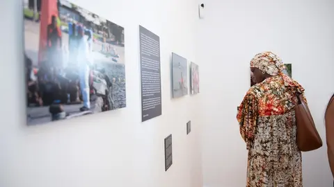 Exposición ‘La ruta canaria, 30 años de migración y muerte’.