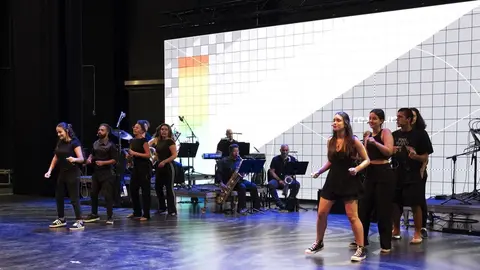 Ensayos del musical ‘Lo que nunca te han contado’.