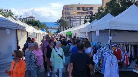 Feria de Economía de Proximidad de Puerto del Rosario, en su edición de 2023.