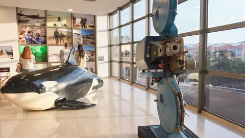 Inauguración de la exposición Fuerteventura, Plató Natural de Cine, en Fuerteventura Film Commission, en el Palacio de Congresos.