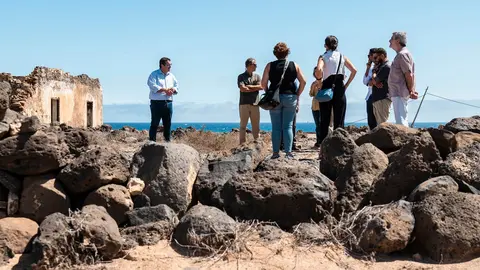Visita de campo del equipo redactor del Catalogo de Patrimonio de Puerto del Rosario.