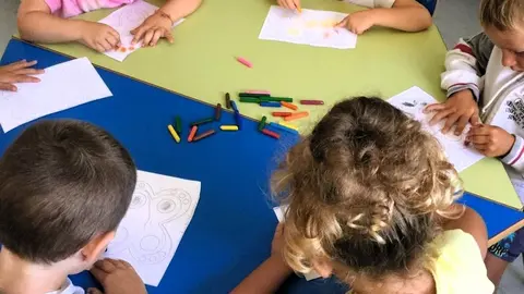 NIños en la escuela (Archivo FD).