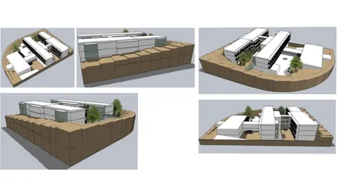Infografía de la Residencia Sociosanitaria y Centro de Día de Gran Tarajal.