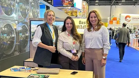 Marlene Figueroa y Lola García en la WTM 2023.