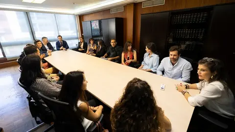 Reunión de funcionarios de la Inspección de Trabajo y la Seguridad Social.