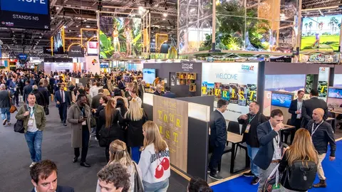 Stand de Canarias en la World Travel Market de Londres 2024.