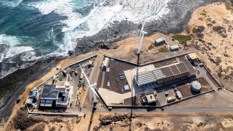 Planta de producción del Caaf en Corralejo.