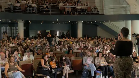 Encuentro de la plataforma Canarias Palante celebrado en La Laguna.