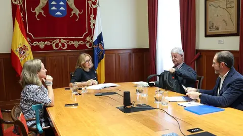 El Parlamento de Canarias recibe a la Federación de Asociaciones de Diabetes.