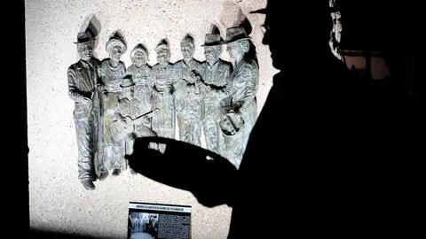 Escultura en homenje al Rancho de Ánimas de Tiscamanita (Imagen del Ayuntamiento de Tuineje, 2023).
