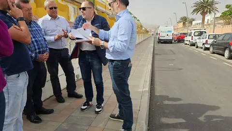 Recepcion de la calle Marcial Sanchez Velazquez de Caleta de Fuste.