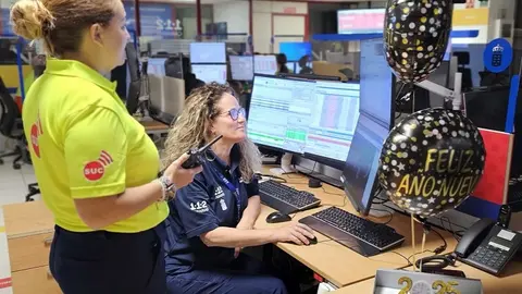 Sala operativa del112 Canarias.