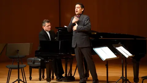 Juan Diego Florez, primer espectáculo en el Palacio de Congresos, en 2015.