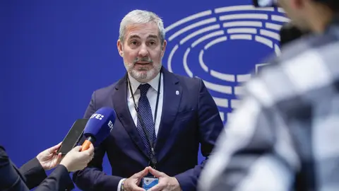 Fernando Clavijo, en una visita anterior a Bruselas.