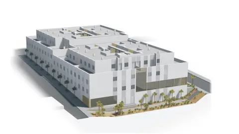 Infografía de las 47 viviendas a construir entre las calles Don Quijote, Dulcinea y Sorolla.