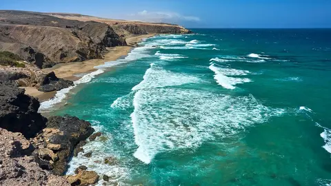 Playa de La Pared, en Pájara (Imagen del Patronato de Turismo).