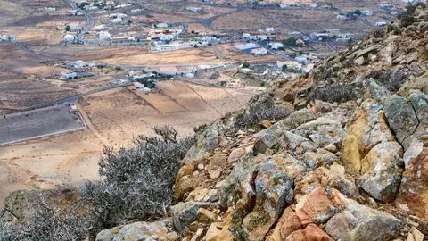 Montaña de Tindaya, desde la cima.