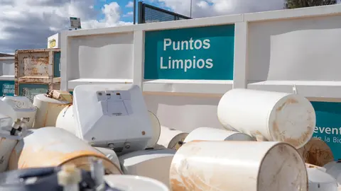 Punto limpio, en una imagen de Fuerteventura Recicla.