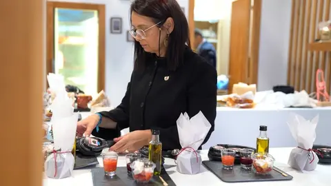 Dulce García, concejala de Tuineje, en Madrid Fusión.
