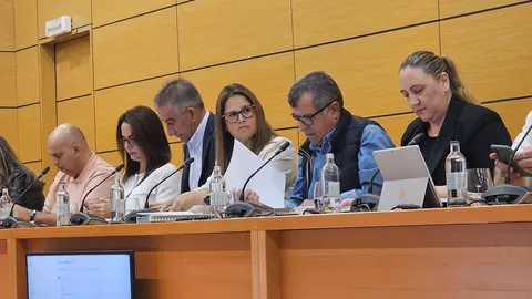 Bancada del PP en el pleno del Cabildo
