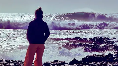 Oleaje en El Cotillo. Alerta, fenómenos costeros ©Fuerteventura Digital, 2025