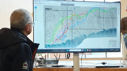 Posibles trazados de autovía de El Cuchillete a Matas Blancas.
