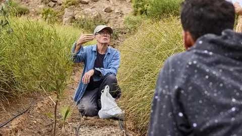 Rico Horn, en un taller de agroecología anterior.