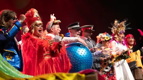 Los pregoneros del Carnaval de Puerto del Rosario 2025.