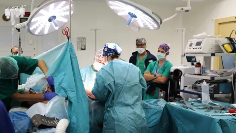 Quirófano del Hospital Universitario Dr. José Molina Orosa, en una imagen de Sanidad de Canarias.