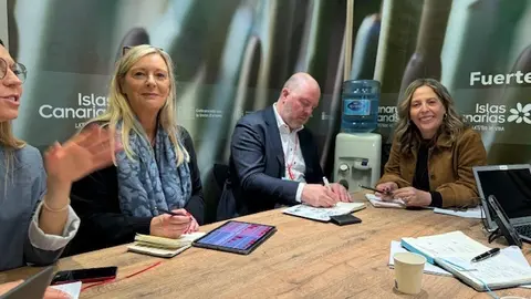 Segunda jornada de trabajo en la feria ITB de Berlín 2025.