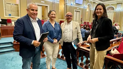 Diputados de AM-CC en el Debate de la Nacionalidad 2025.