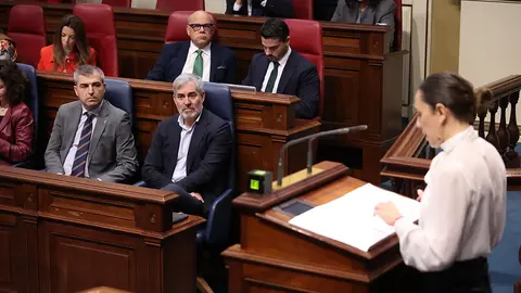 Jéssica de León expone en el Parlamento su defensa de la regulación del alquiler vacacional.