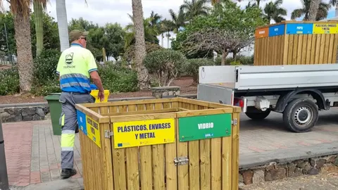 Islas Ecológicas en las playas de Tuineje.