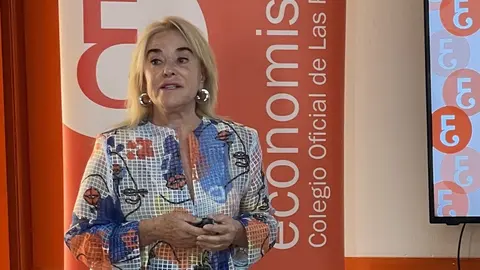 Rosa Rodríguez, del colegio de Economistas