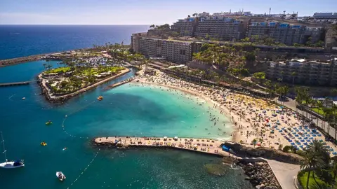 Anfi del Mar (Mogán), en una imagen turística de Islas Canarias.