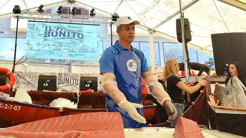 Primera Feria del Bonito en Morro Jable, en una imagen de archivo de 2023.