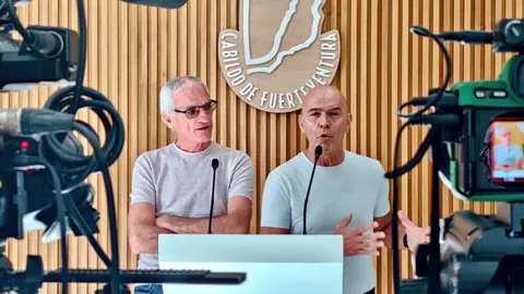 Rueda de prensa del Casco Viejo de Corralejo.